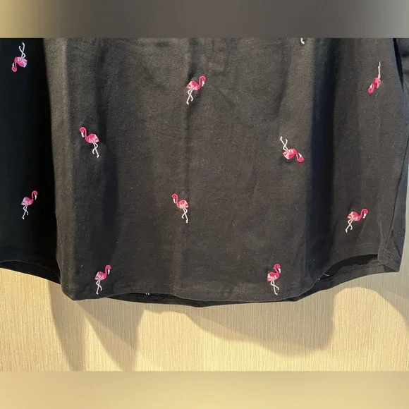 Vintage America Medium Weight Easy Fit Cotton Blend Embroidered Jersey Top - Picture 9 of 13